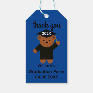 Graduation Bear #2 Gift Tag