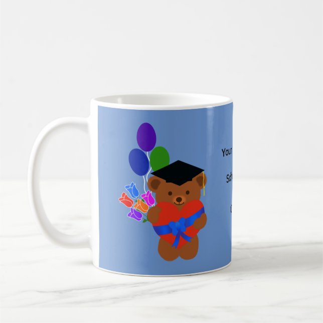 Graduation Bear #3 Mug (Left)