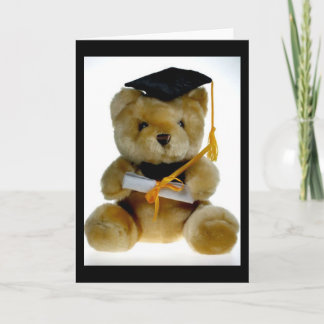 Graduation Bear Card