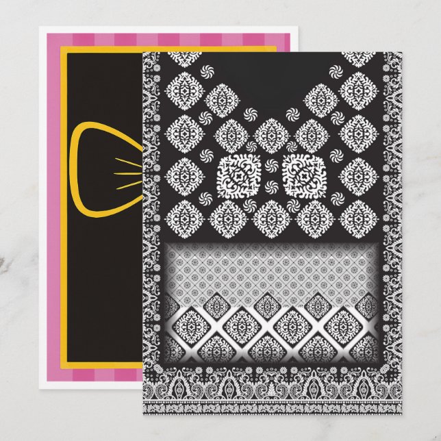 Graduation, Birthday & Life Event Invitation Cards (Front/Back)