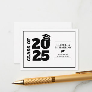 Graduation Black Tassel Graduation Enclosure Card