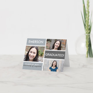 Graduation Blocks Notecard