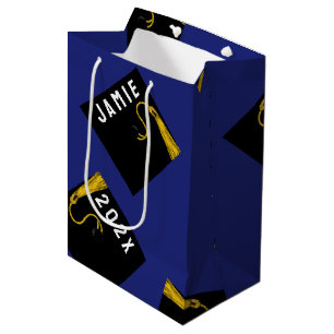Graduation Blue Medium Gift Bag