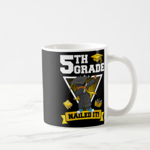Graduation Boy 5th Grade Nailed It Cl Of 2024 Coffee Mug