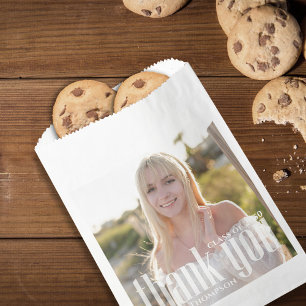 Graduation Candy Favours Classic Gold Calligraphy Favour Bag