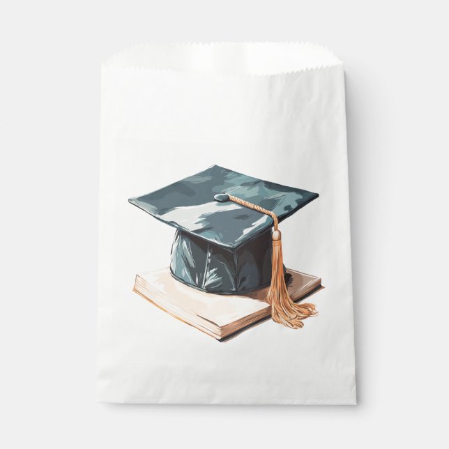 Graduation Cap and Book Favour Bag (Front)