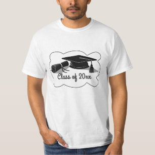 Graduation Cap and Diploma T-Shirt