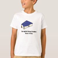 Graduation Cap and Diploma T-Shirt