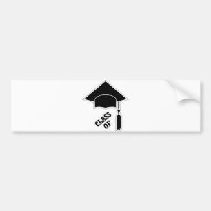 Graduation Cap Bumper Sticker