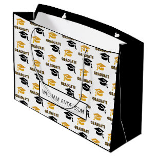 Graduation Cap Celebration Large Gift Bag