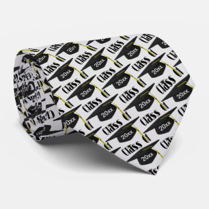 Graduation Cap Class Of Personalised  Design    Tie
