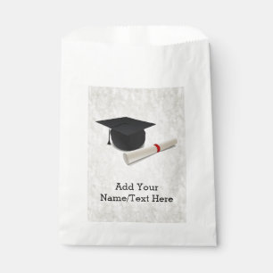 Graduation Cap Diploma Customisable Favour Bag
