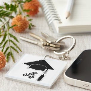 Graduation Cap Key Ring