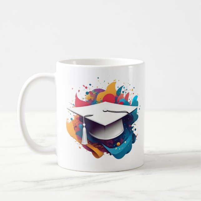 Graduation Cap Mug (Left)