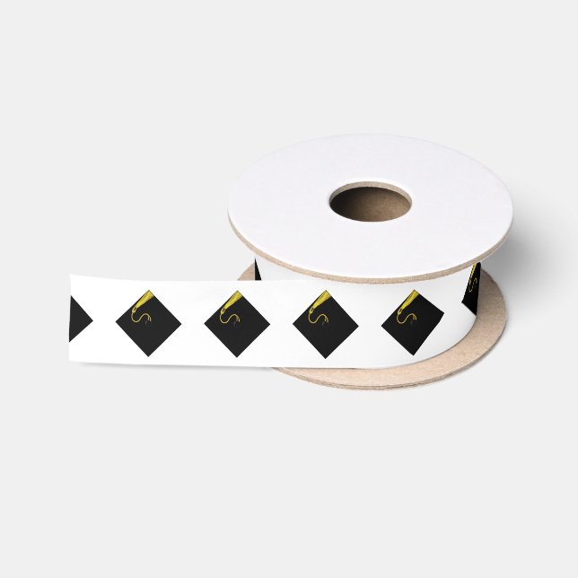 Graduation Cap Satin Ribbon (Spool)