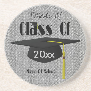 Graduation Cap Tassel I Made It Funny Coaster