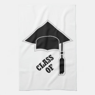Graduation Cap Tea Towel