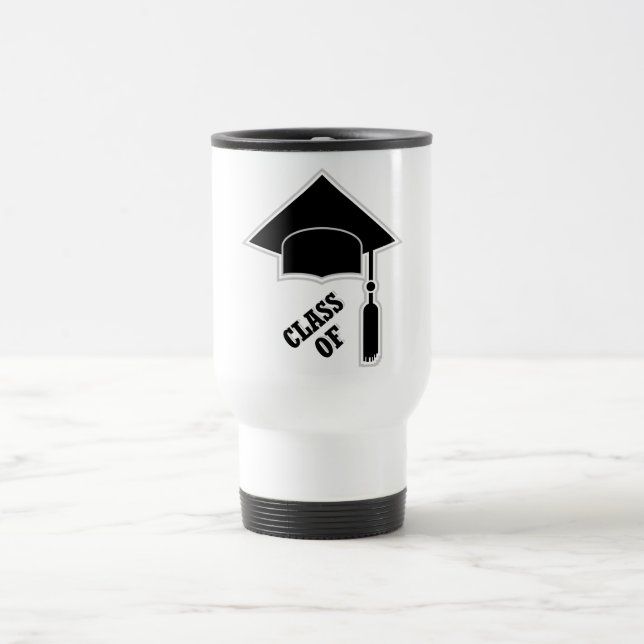 Graduation Cap Travel Mug (Center)