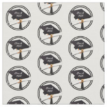 Graduation Cap with Black Circle