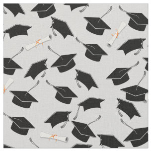 Graduation Caps With Diploma Fabric