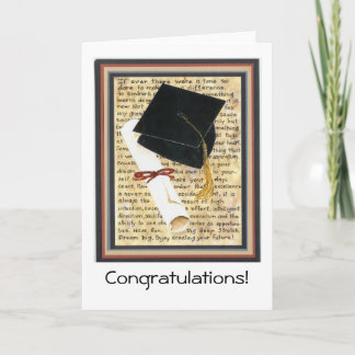 graduation card