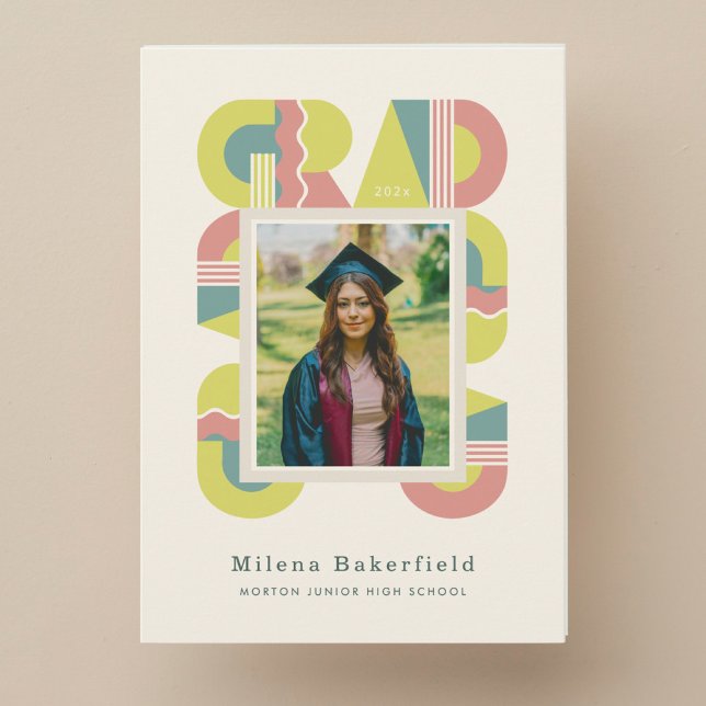 Graduation card class of 2026 retro (Creator Uploaded)