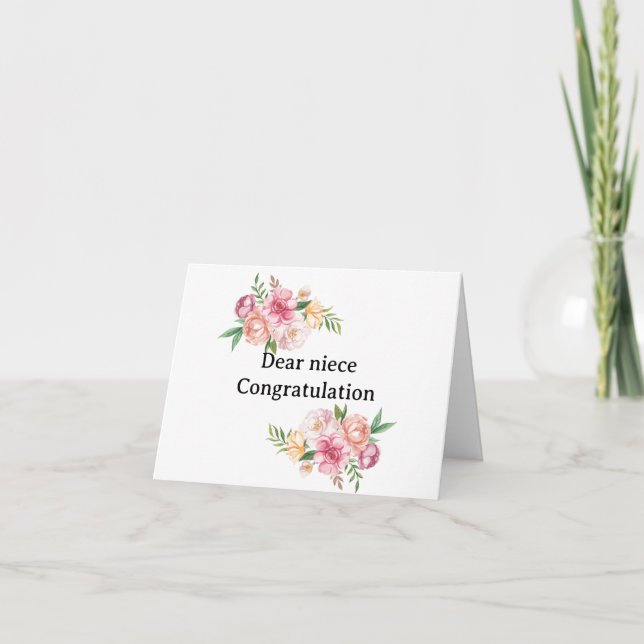 graduation card for niece (Front)