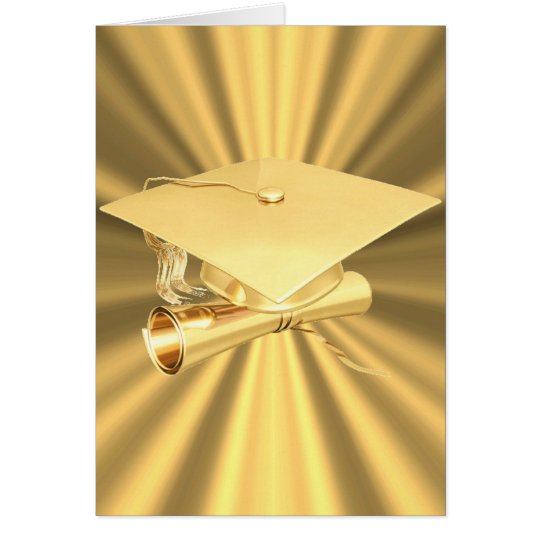 Graduation Card-Gold Card