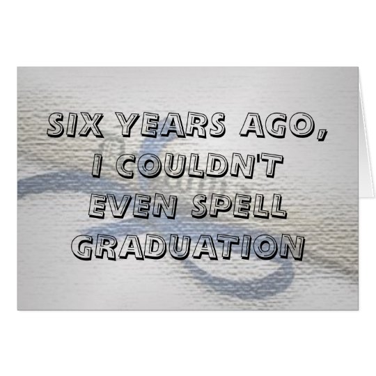 Graduation Card (with a nice ccover)