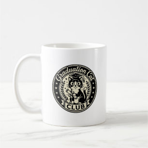 Graduation Cat Funny Cat Graphic - Graduation Cat Coffee Mug