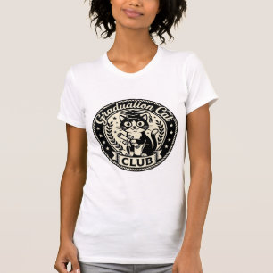 Graduation Cat Funny Cat Graphic - Graduation Cat  T-Shirt