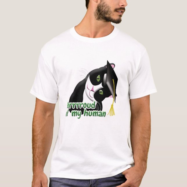 Graduation Cat T-Shirt (Front)