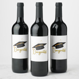 Graduation Celebration Collection Wine Label