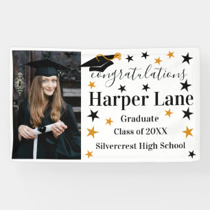 Graduation Celebration Custom Photo Banner