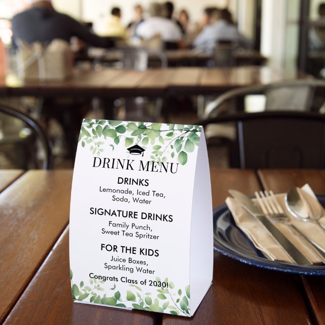 Graduation Celebration Drink Menu Classic (Insitu(Restaurant))