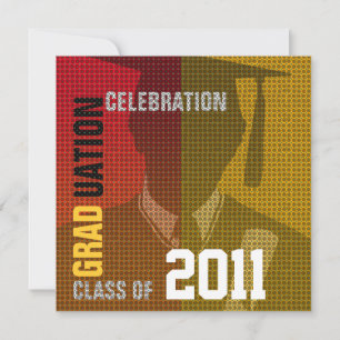 Graduation Celebration Invitation Cap & Gown Silo3