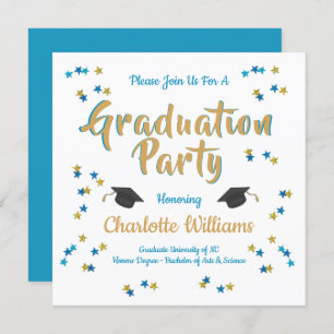Graduation Celebration Party Invitation