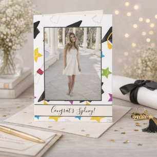 Graduation Celebration Photo Card