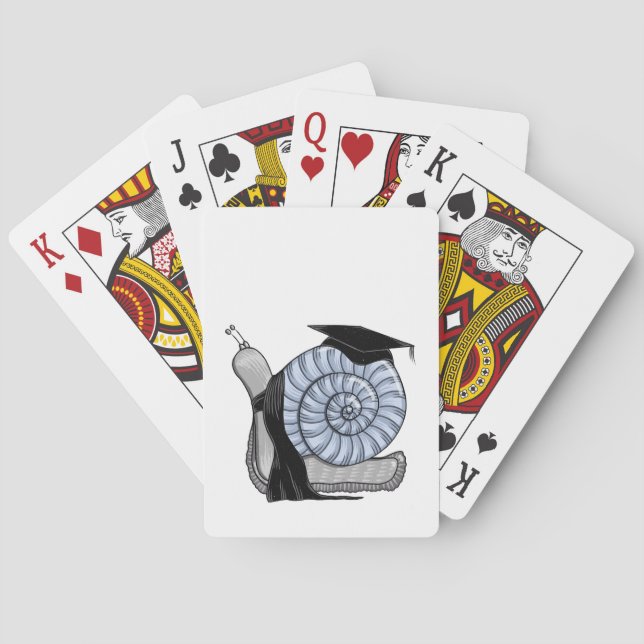 Graduation celebration  playing cards (Back)