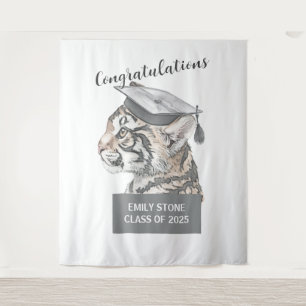 Graduation Celebratory Personalised Backdrop Tapestry