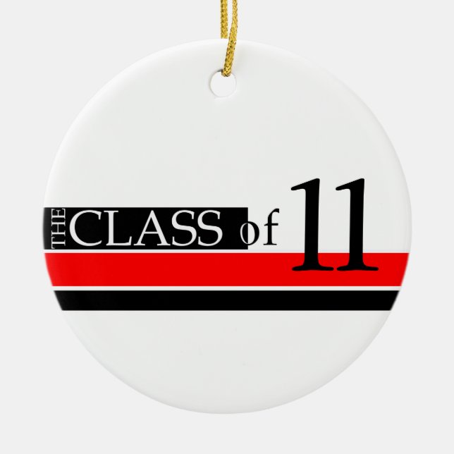 graduation ceramic tree decoration (Front)
