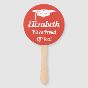 Graduation Ceremony Party Shout Out Hand Fan