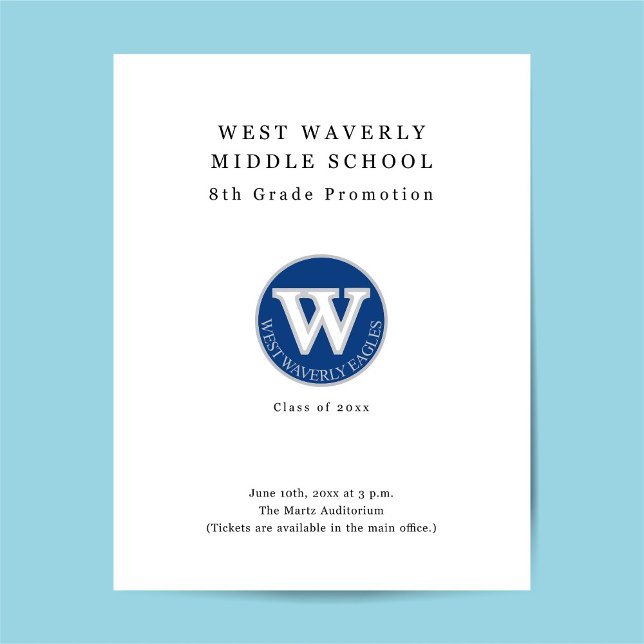 Graduation Ceremony Promotional Flyer (Creator Uploaded)