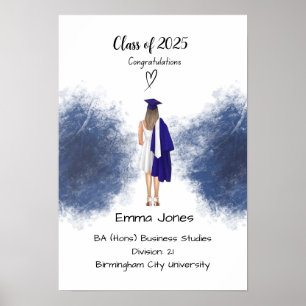 Graduation certificate  poster