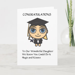 Graduation Character Congratulations Card