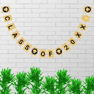Graduation Chic Gold Create Your Class Of Bunting