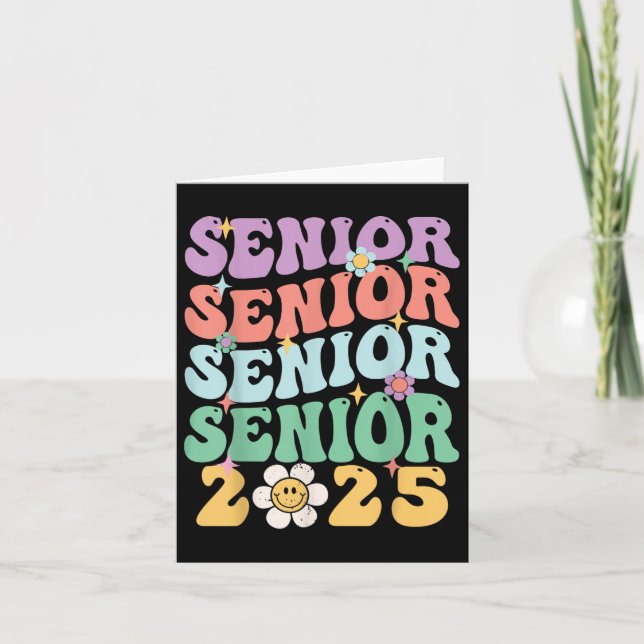 Graduation Cl Of 2025 Senior 2025  Card (Front)
