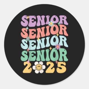 Graduation Cl Of 2025 Senior 2025  Classic Round Sticker