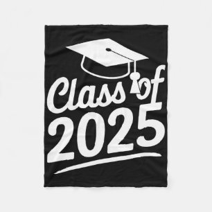 Graduation Cl Of 2025 - Senior 2025 Fleece Blanket