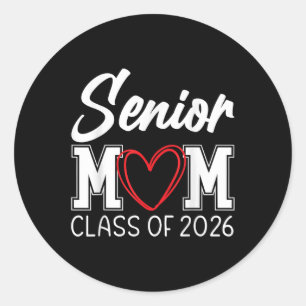 Graduation Cl Of 2026 Senior 2026  Classic Round Sticker
